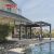 Remote - Controlled Metal Framed Outdoor Patio Garden Pergolas Backyard Terrace Balcony Retractable Pergola