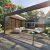 Aluminum Louvered Pergola Bioclimatic Arches with Side Sun Screen Garden Patio Backyard Retractable Pergola