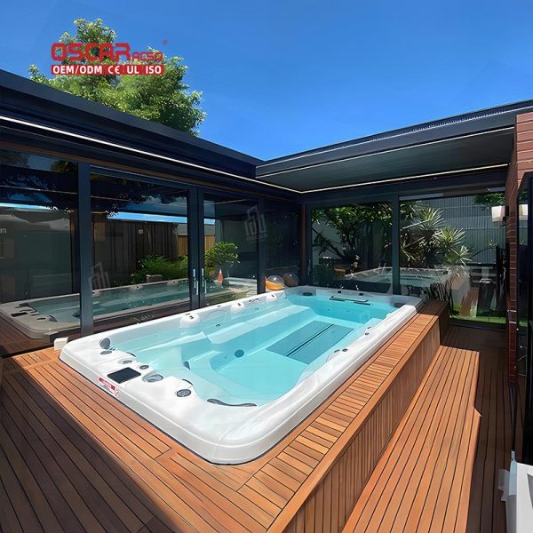 Automatic Louvred Outdoor Aluminium Patio Cover with Modern Design Gardens Patios and Backyards Retractable Pergola