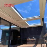 Customized Colors Outdoor Waterproof Opening Louver Roof Sunshades Patio Garden Balcony Retractable Pergola