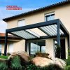 Automatic Free Standing Louvered Aluminium Cover Garden Patio and Deck Retractable Pergola